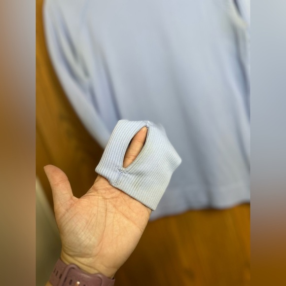 Lululemon Rest Less Ribbed Pullover Long Sleeve Top No Size Tag- Say L/XL - Picture 5 of 15